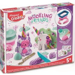   Modellező gyurma készlet, levegőre száradó, MAPED CREATIV, "Modeling Friends Magical", mágikus
