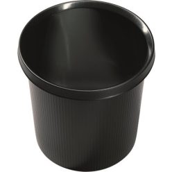 Papírkosár, 18 l, HELIT "Linear", fekete