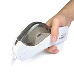 Adhesive tape dispenser, RAPESCO "SupaCut", white