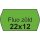 Pricing tape, 22x12 FLUO green