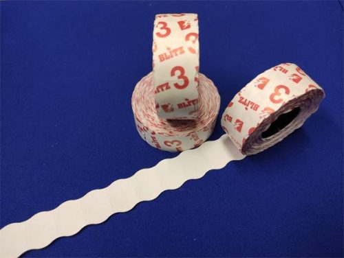 Pricing tape, 22x16 mm, BLITZ, white