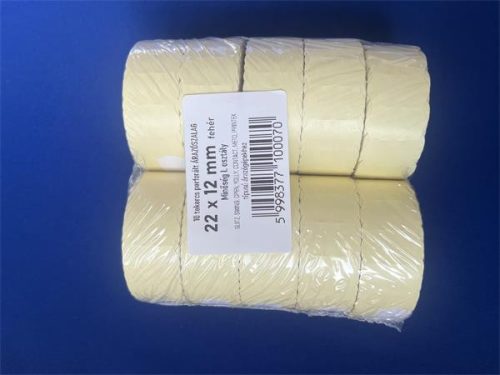 Pricing tape, 22x12 mm, "A", white