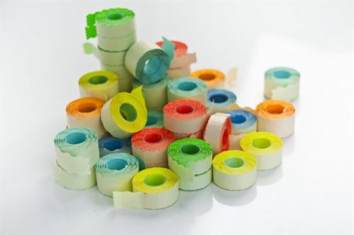 Pricing tape, 22x12 mm, orange