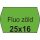 Pricing tape, 25x16 FLUO green