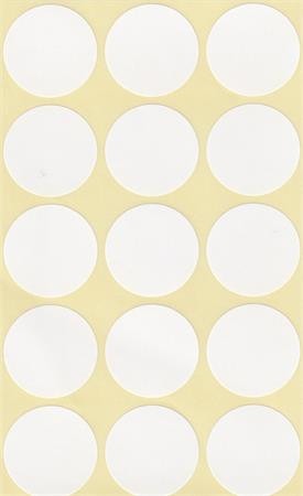 Labels, circular, 25 mm diameter, 60 labels per pack