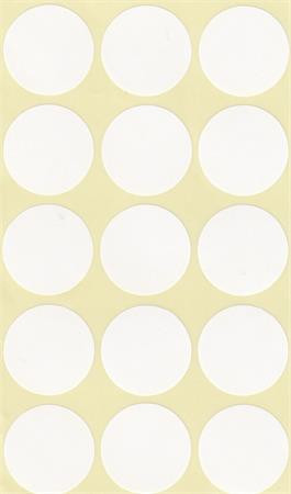 Labels, circular, 30 mm diameter, 60 labels per pack