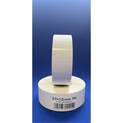 Label, thermal, 20x32 mm, 2500 labels/roll, white