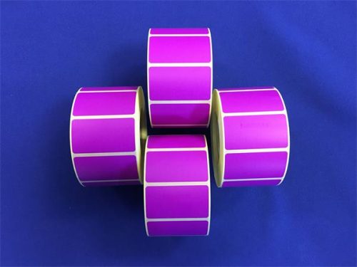 Label, thermal, 25x45 mm, 1000 labels/roll, purple