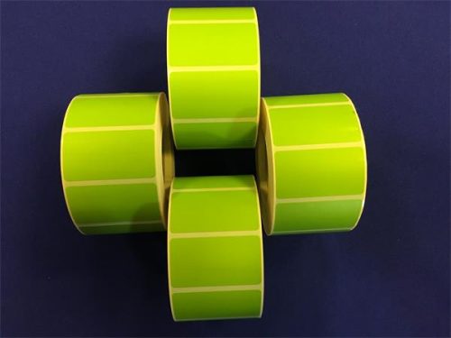 Label, thermal, 25x45 mm, 1000 labels/roll, green