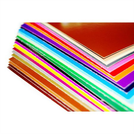 Decorative cardboard, 1 page, 48x68 cm, white