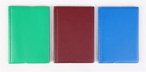 Passport holder, standing, with 10 inserts, PVC, "Extended ID", female