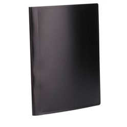   Bemutatómappa, 20 zsebes, A4, VIQUEL "Essentiel", fekete