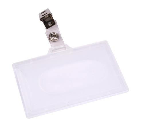 Name badge with clip, 88x54 mm, VICTORIA OFFICE