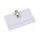 Name badge with clip and pin, 88x54 mm, VICTORIA OFFICE