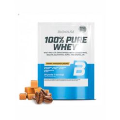   Whey protein powder, 28g, BIOTECH USA "100% Pure Whey", caramel-cappuccino