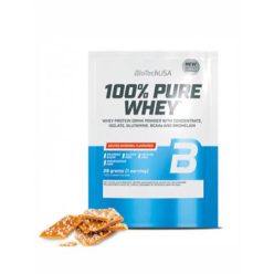   Tejsavó fehérjepor, 28g, BIOTECH USA "100% Pure Whey", sós karamell