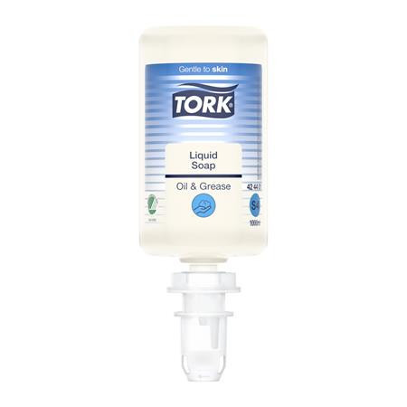 Folyékony szappan, 1 l, S4 rendszer, TORK "Olaj és zsíroldó", átlátszó