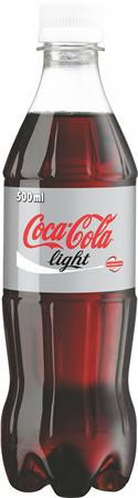 Carbonated soft drink, 0,5 l, COCA COLA "Coca Cola Light"