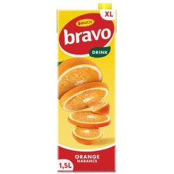 Gyümölcsital, 12%, 1,5 l, RAUCH "Bravo", narancs