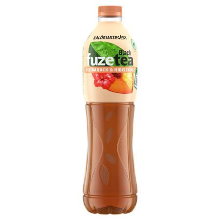 Soft drink, non-carbonated, 1,5 l, FUZETEA, peach hibiscus
