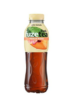 Soft drink, non-carbonated, 0,5 l, FUZETEA ZERO, peach-rose