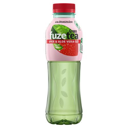 Soft drink, non-carbonated, 0,5 l, FUZETEA, green tea, strawberry-aloevera