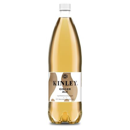 Soft drink, carbonated, 1,5 l, KINLEY, ginger-rosemary