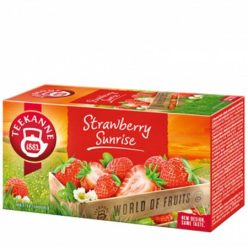   Gyümölcstea, 20x2,5 g, TEEKANNE "Strawberry Sunrise", eper