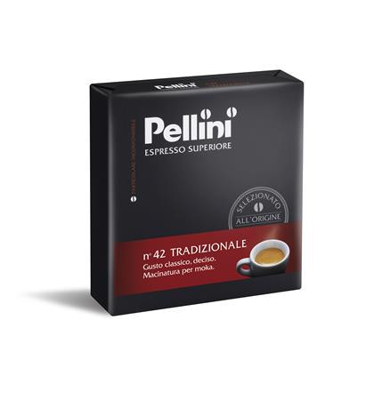Coffee, roasted, ground, 2x250 g, PELLINI, "Tradizionale"