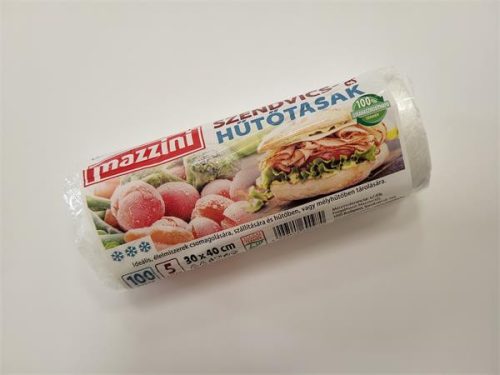 Cooling and lunch bags, 100 pcs, 30x40 cm, 5 l, MAZZINI, transparent