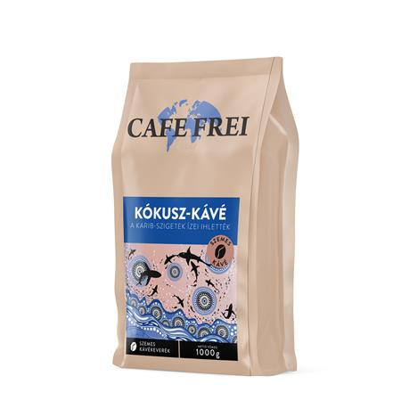 Coffee, roasted, ground, 1000 g, CAFE FREI "Caribbean", coconut