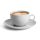 Coffee cup + saucer, ROTBERG, white, 25cl, set of 6, "Elegante"