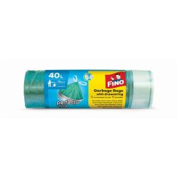   Szemeteszsák, önzáró szalagos, 40 l, 15 db, FINO "Perfect Close"