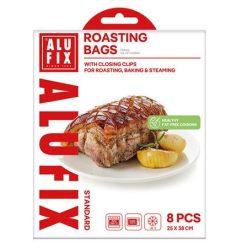 Baking bags, 8 pieces, ALUFIX
