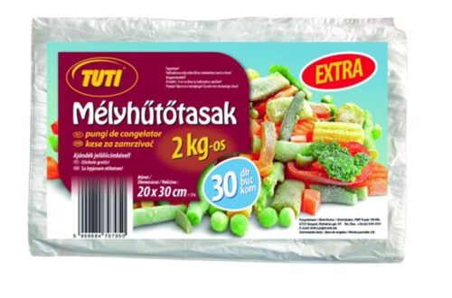 Deep freezer bags, 2 kg, 30 pcs, TUTI