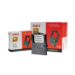   09002303 Ink ribbon for ML 182, 183, 192 printers, OKI, black