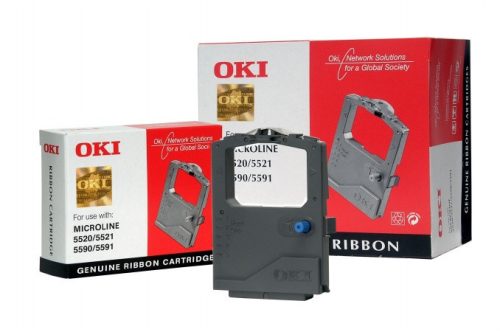01126301 Ink ribbon for printers ML 5520, 5521, 5590, OKI, black