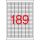 Label, universal, 25.4x10 mm, removable, rounded corners, APLI, 4725 labels/pack