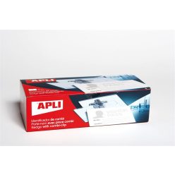 Name badge with pin and tweezers, 90x56, APLI