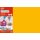 Sponge rubber, 400x600 mm, APLI Kids "Eva Sheets", orange