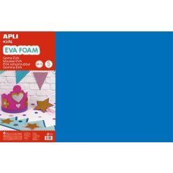   Foam rubber, 400x600 mm, APLI Kids "Eva Sheets", blue