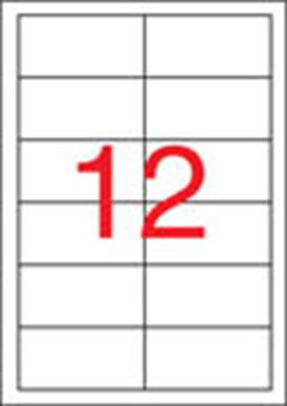 Label, universal, 97x42.4 mm, APLI, 1200 labels per pack