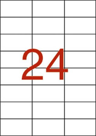 Universal label, 70x37 mm, APLI, 240 labels per pack