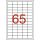 Label, universal, 38x21.2 mm, APLI, 650 labels per pack