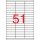 Label, universal, 70x16,9 mm, APLI, 5100 labels per pack