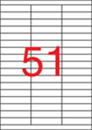 Label, universal, 70x16,9 mm, APLI, 5100 labels per pack