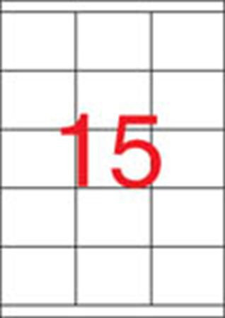 Universal label, 70x50,8 mm, APLI, 1500 labels per pack