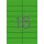 Etikett, 105x37 mm, színes, APLI, zöld 1600 etikett/csomag