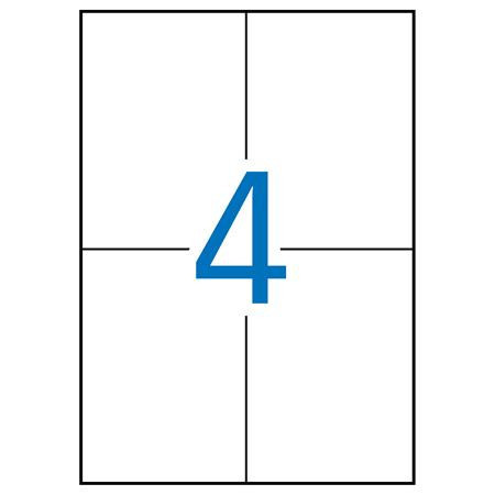 Label, universal, 105x148 mm, APLI, 2000 labels per pack