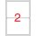Label, universal, 199.6x144.5 mm, rounded corners, APLI, 200 labels per pack